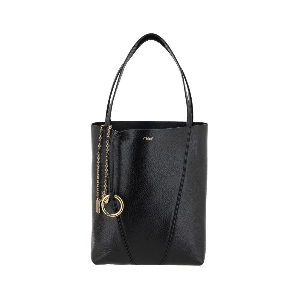 Chloé Black Calf Leather Bos Taurus Shoulder Bag - Women