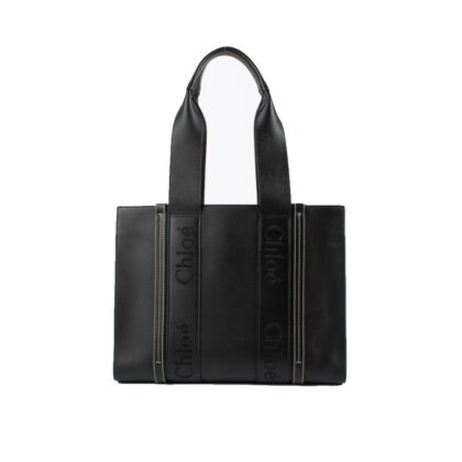 Chloé Black Leather Tote Bag - Women