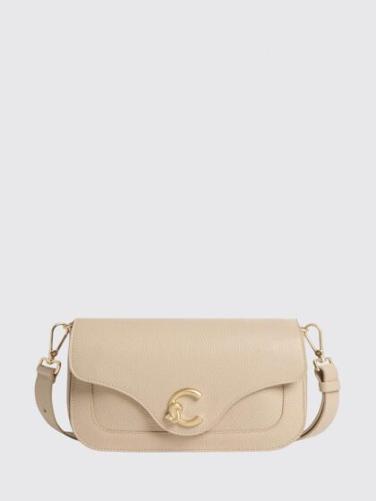COCCINELLE Crossbody Bag Woman color Beige