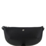 CourrèGes Black Calfskin Shoulder Bag - Women