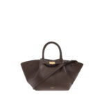 Demellier Midi New York Grained Leather Tote Bag