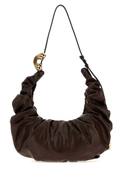 Diesel Brown Synthetic Leather Grab-D Shoulder Bag T2618 Borse A Mano - Women