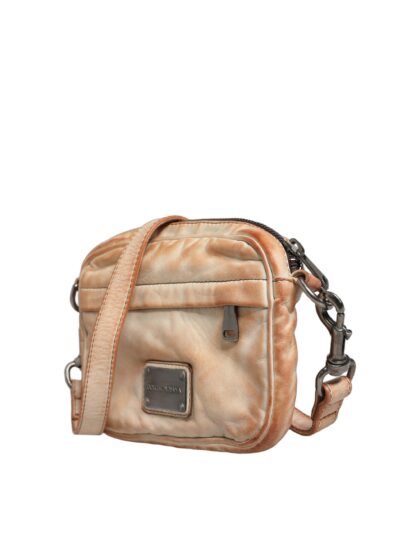 Dolce & Gabbana Beige Vintage Leather Logo Plaque Shoulder Borse Men Bag Sheep - Men