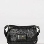 ELISABETTA FRANCHI LA MIA BAMBINA Tulle Shoulder Bag with Logo