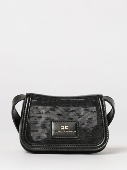 ELISABETTA FRANCHI LA MIA BAMBINA Tulle Shoulder Bag with Logo
