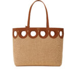 Ferragamo Large Raffia Tote Bag