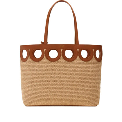 Ferragamo Large Raffia Tote Bag