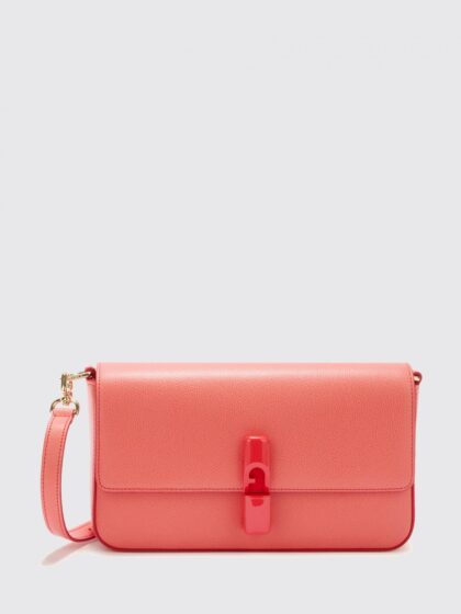 FURLA Crossbody Bag Woman color Rose Gold