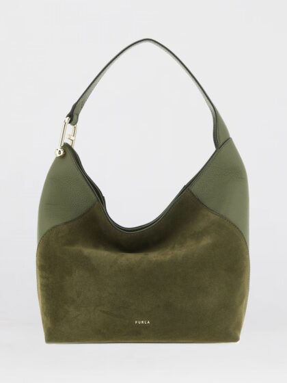 FURLA Shoulder Bag Woman color Green