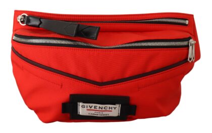 Givenchy Red Polyamide Downtown Large Bum Belt Bag - Men