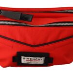 Givenchy Red Polyamide Downtown Large Bum Belt Bag - Men