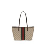 Gucci Beige Cotton Shoulder Bag - Women
