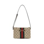 Gucci Beige Polyester Shoulder Bag - Women