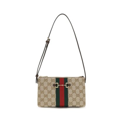 Gucci Beige Polyester Shoulder Bag - Women