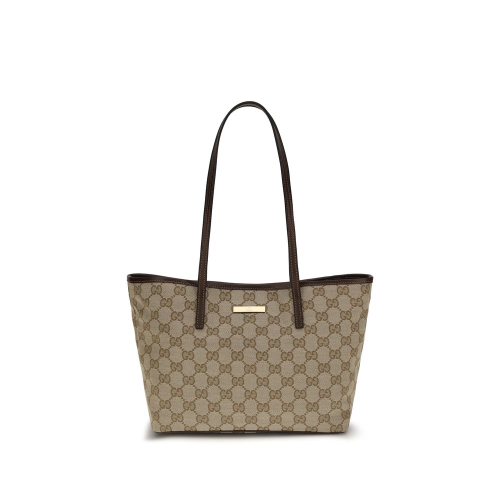 Gucci Beige Polyester Shoulder Bag - Women
