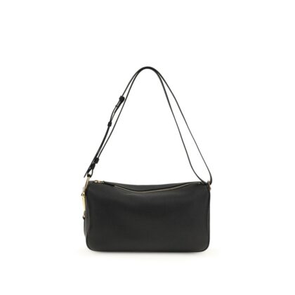 Gucci Black Calf Leather Bos Taurus Shoulder Bag - Women