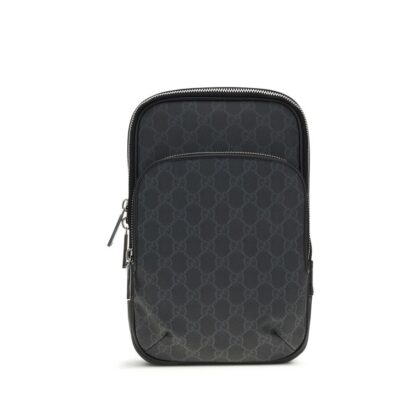Gucci Black Polyurethane Shoulder Bag - Men