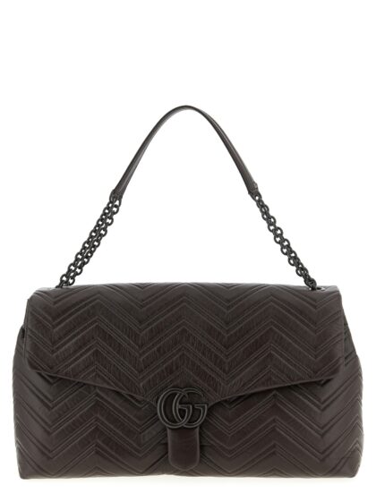 Gucci Brown Calfskin Shoulder Bag - Women