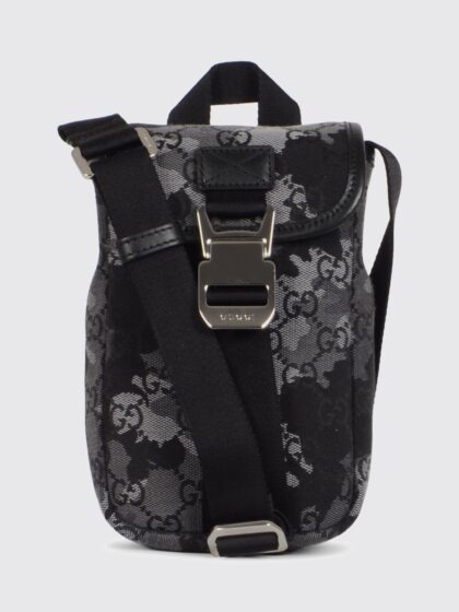 GUCCI Coated Cotton Crossbody Bag with Camouflage GG Monogram Print