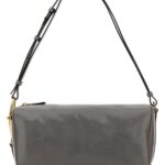 Gucci Grey Leather Shoulder Bag Dustygrey Calf Skin Borse A Mano - Women