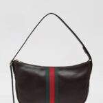 GUCCI Lunetta Leather Bag