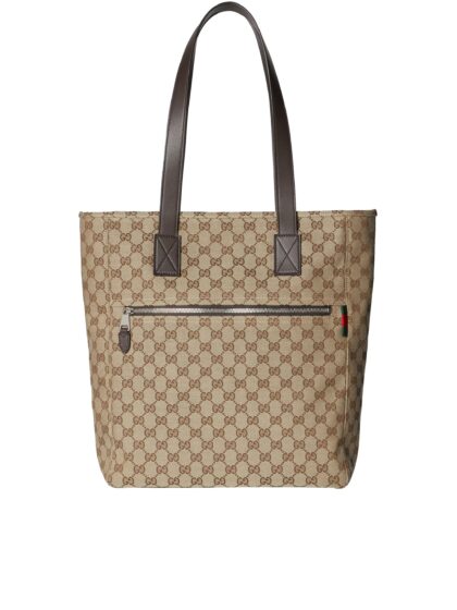 GUCCI Medium Canvas Gg Tote Bag