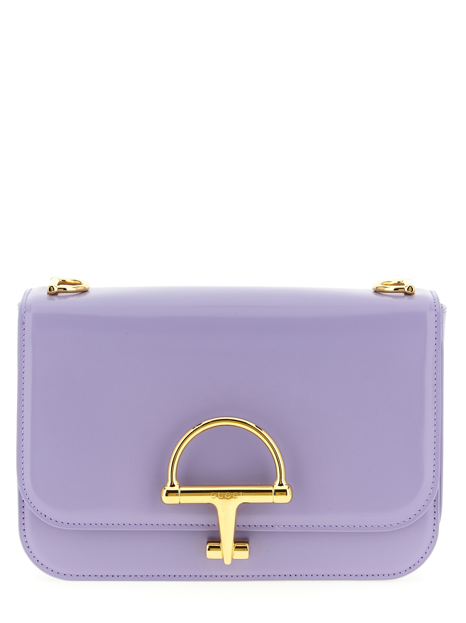 Gucci Purple Calfskin Shoulder Bag - Women