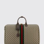 GUCCI Savoy GG Supreme Canvas Duffle Bag