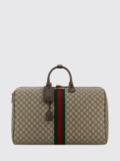 GUCCI Savoy GG Supreme Canvas Duffle Bag