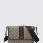 GUCCI Shoulder Bag Men color Beige