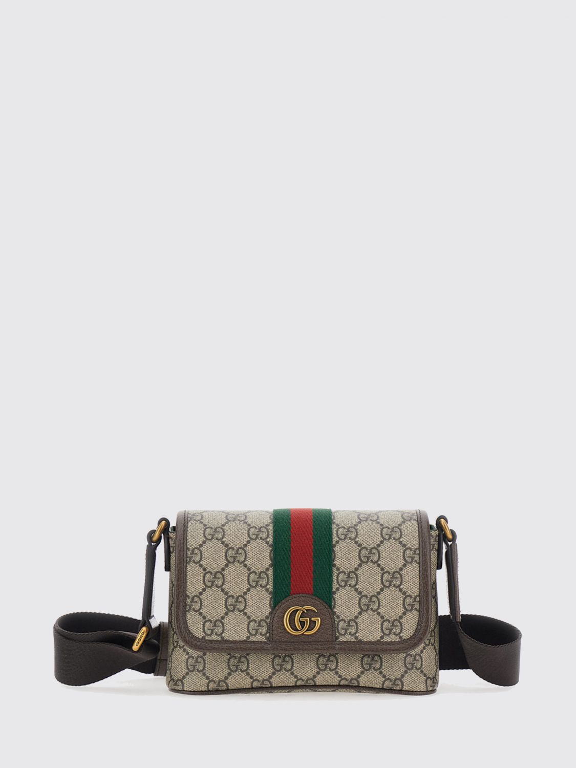 GUCCI Shoulder Bag Men color Beige