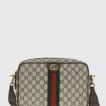 GUCCI Shoulder Bag Men color Beige