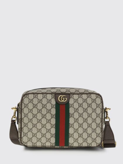 GUCCI Shoulder Bag Men color Beige