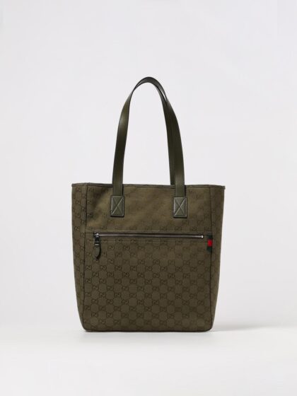 GUCCI Shoulder Bag Men color Green
