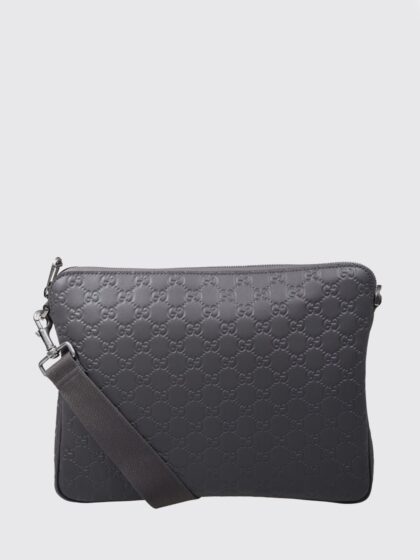 GUCCI Shoulder Bag Men color Grey