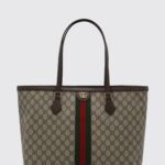 GUCCI Shoulder Bag Woman color Beige