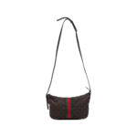 Gucci Small Lunetta GG Web-stripe Shoulder Bag