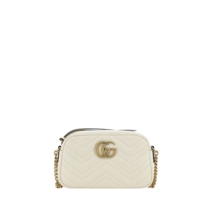 Gucci White Calf Leather Bos Taurus Shoulder Bag - Women