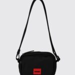 HUGO Ethon 3.0 Recycled Nylon Crossbody Bag with Logo Patch