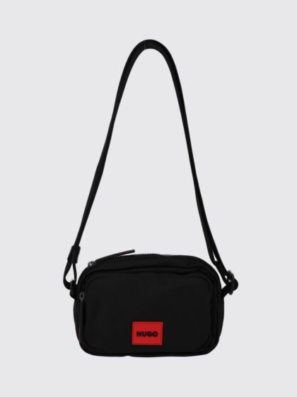 HUGO Ethon 3.0 Recycled Nylon Crossbody Bag with Logo Patch
