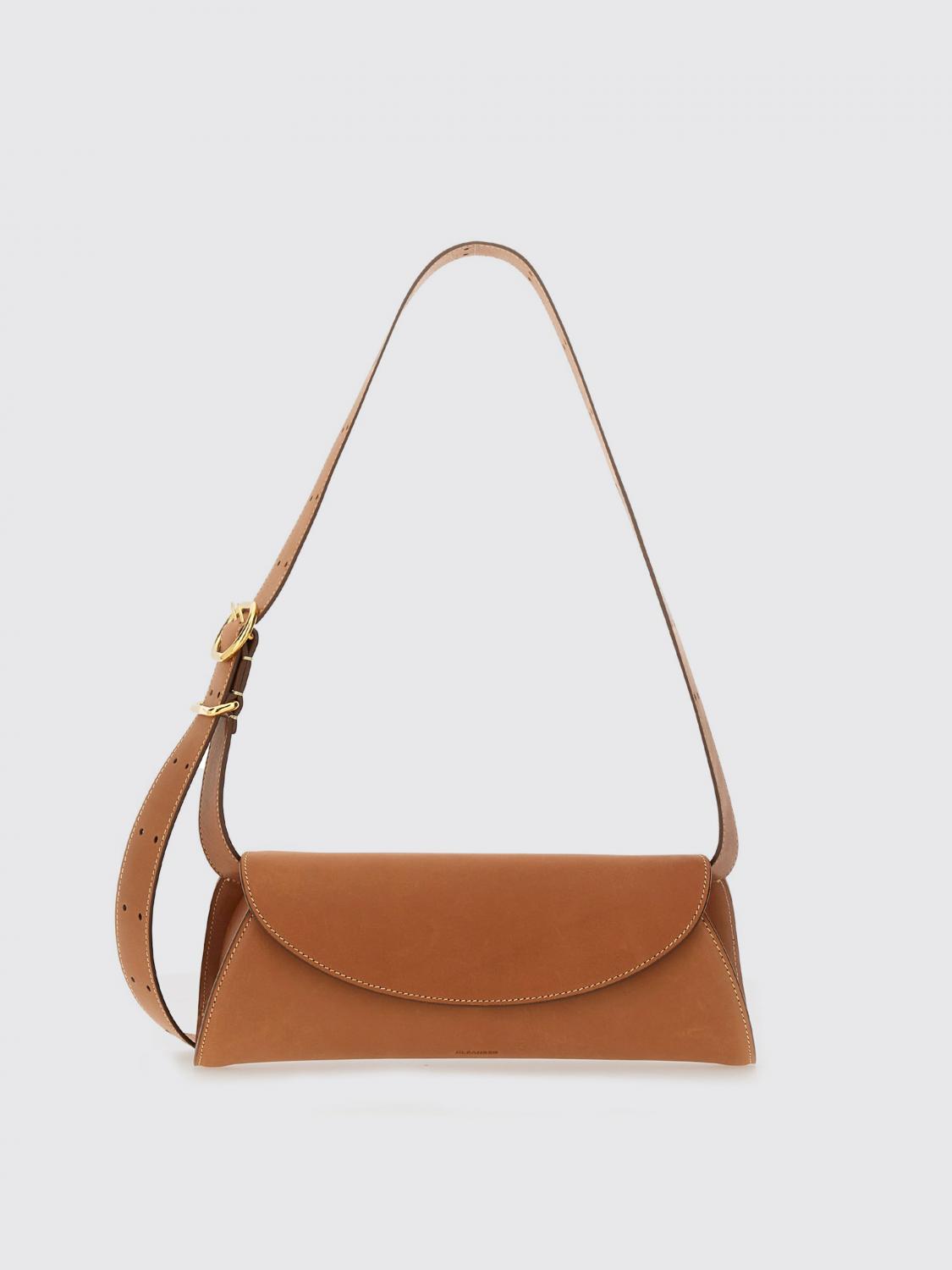 JIL SANDER Crossbody Bag Woman color Brown