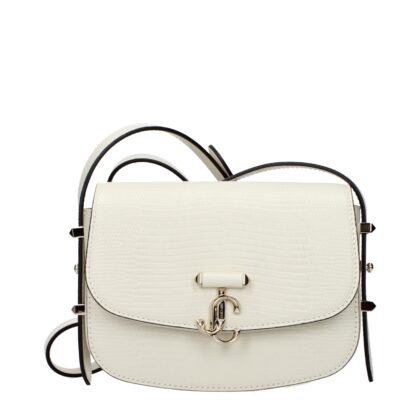Jimmy Choo White Leather Shoulder Bag - Women