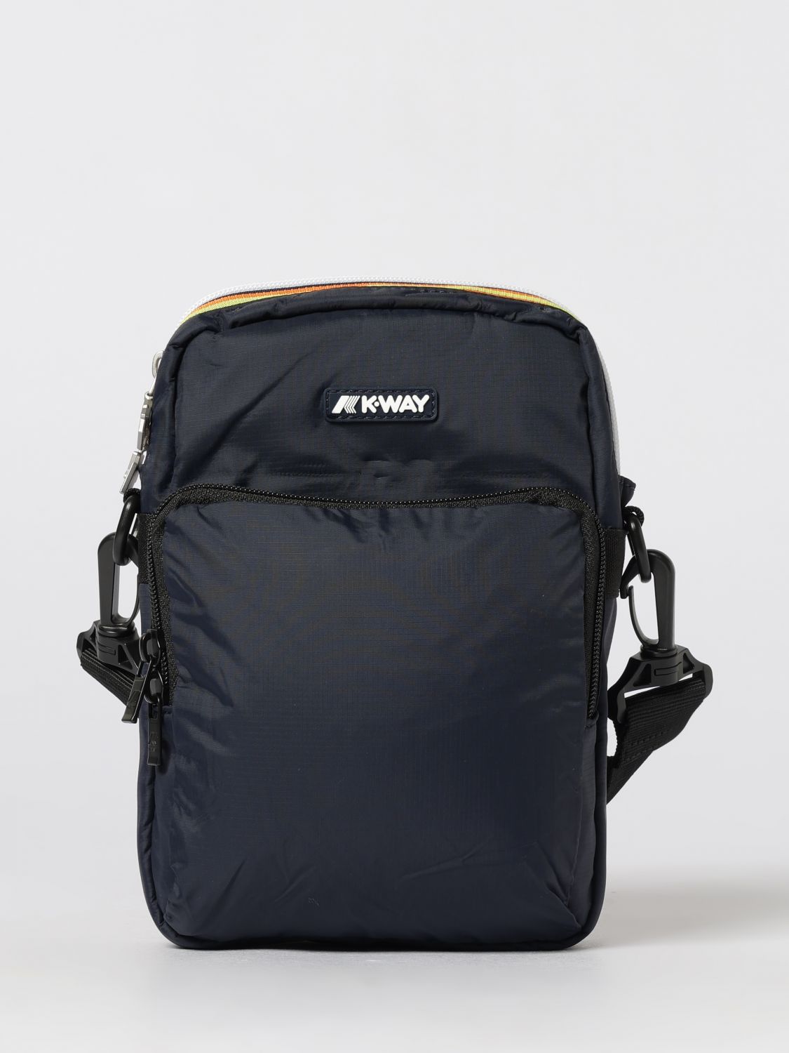 K-WAY Shoulder Bag Men color Blue