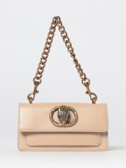 KURT GEIGER LONDON Chelsea Leather Mini Shoulder Bag with Rhinestone Eagle Logo