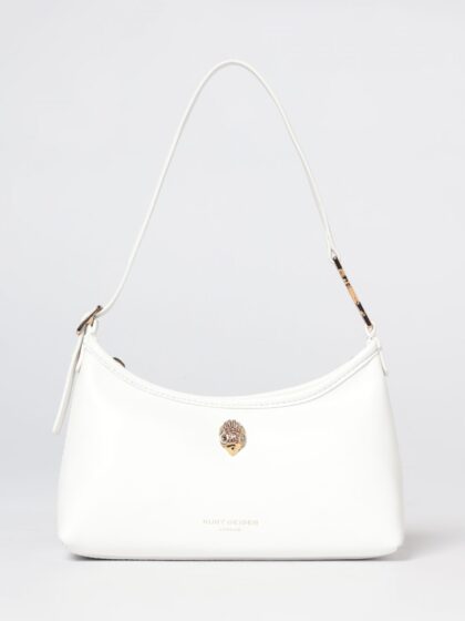 KURT GEIGER LONDON Mini Shoulder Bag in Smooth Leather with Rhinestone Logo