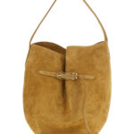Liffner Brown Crossbody Bag With Adjustable Strap Suede For Women Cow Shoulder - Women
