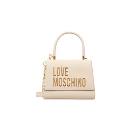 Love Moschino Beige Polyethylene Handbag Bag - Women