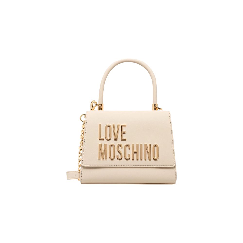 Love Moschino Beige Polyethylene Handbag Bag - Women