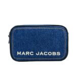 Marc Jacobs Flash Denim Camera Crossbody Bag Purse Silver - Women