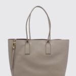 MARC JACOBS Pop J Marc Work Tote Bag in Leather with Double J Logo